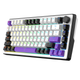 Клавіатура ігрова Hator Hellyberry HK75 механічна 75 клавіш USB Hellyberry Switch White/Violet - зображення 4