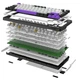Клавіатура ігрова Hator Hellyberry HK75 механічна 75 клавіш USB Hellyberry Switch White/Violet - зображення 6