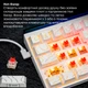 Клавіатура ігрова Ajazz NK68 механічна 68 клавіш USB-C Red Switch White (NK68-R-S-W) - зображення 7