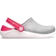 Детские Сабо Crocs Literide Kids Clog 30 р 18.4-19.1 см Серые 205964-С13 Pearl/White - изображение 1