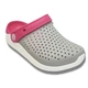 Детские Сабо Crocs Literide Kids Clog 30 р 18.4-19.1 см Серые 205964-С13 Pearl/White - изображение 3