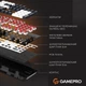Клавіатура ігрова GamePro Genesis Metallic MK144B механічна 104 клавіші USB-C Outemu Red Black - зображення 8