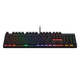 Клавіатура ігрова Hator Icefall Mecha Rainbow механічна 104 клавіші USB Red Switch Black (HTK104UA) - зображення 3