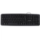 Клавиатура проводная Gembird KB-103-UA мембранная 104 клавиши 1.4 м PS/2 Black - изображение 1