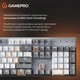 Клавіатура ігрова GamePro Genesis Metallic MK144G механічна 104 клавіші USB-C Outemu Red Gray - зображення 8