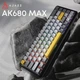 Клавіатура ігрова Ajazz AK680 Max механічна 68 клавіш USB-C Magnetic Switch Black (AK680-M-BGY-AW) - зображення 3