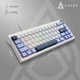 Клавіатура ігрова Ajazz AK650 механічна 65 клавіш USB-C Sea Salt Switch White (AK650-SS-BWB) - зображення 10