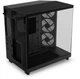 Корпус NZXT H6 Flow RGB (CC-H61FB-R1) / Mid-Tower / ATX, Micro-ATX, Mini-ITX / 3x120mm ARGB / 1xUSB Type-C / Без БЖ / Чорний - зображення 9