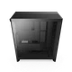 Корпус NZXT H7 Flow All / Mid-Tower / ATX, E-ATX / RGB / 3x120мм вент. / Скляне вікно / Чорний - зображення 5