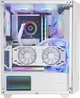 Корпус Mars Gaming MC-GEO / без БП / ATX / Mid-Tower / Сетчатая панель / Закаленное стекло / 4x120мм FRGB вентилятора / Белый - изображение 4