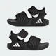 Дитячі Сандалі ADILETTE 3 INFANTS adidas HQ0113 27 (27 EUR) чорний (4068806139214) - зображення 8