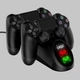 Зарядна док-станція ipega для 2 геймпадів DualShock 4 PS4 Slim Pro з LED індикацією - зображення 6