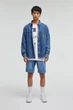 Шорти Pull & Bear синій NKJGF894 40 - зображення 1