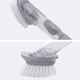 Щетка для мытья посуды Decontamination Wok Brush с дозатором, серый, многофункциональная - изображение 5