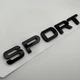 Sport черный глянец Э БАГАЖНИК (ЗНАЧОК, НАКЛЕЙКА, ЛОГОТИП) табличка RANGE ROVER - изображение 1