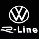Подсветка дверей Volkswagen проекция для фольцваген WV Rline 4 штуки четыре двери стеклянная линза - изображение 7