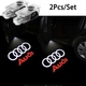 Підсвітка дверей проєкція для Audi (ауді) 2 штуки - зображення 2