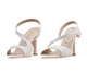 Босоніжки жіночі Bravo Moda 0379 GWHITE SKORA 37 Білий - зображення 2