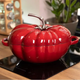 Каструля чавунна емальована 2,5 л, червоний(HP-1-20-RED)(WB) - изображение 2