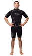 Гідрокостюм для плавання Marlin Malibu Shorty Man Silver/Black 2,5 мм M - зображення 2