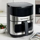 Аеро-фритюрниця Rainberg RB мультипіч 8.5л 3800Вт фритюрниця без олії антипригарна (59ZZ) - зображення 1