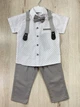 Костюм праздничный для мальчика Terry 13048 92 см Серый - изображение 1