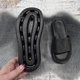Шлепанцы женские Gipanis черные пенковые сланцы ЭВА на платформе 41р (26,5-27 см) 8473 - изображение 7
