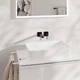 Зовнішня частина змішувача hansgrohe Tecturis E 225 для умивальника зі стіни, з донним клапаном, Matt Black (73051670) - зображення 3