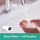 Змішувач hansgrohe Tecturis S CoolStart EcoSmart+ для раковини без зливного гарнитуру, хром 73341000 - изображение 4