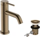 Змішувач hansgrohe Tecturis S CoolStart EcoSmart+ для раковини зі зливним гарнітуром, бронза 73302140 - зображення 1