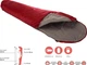 Спальный мешок Grand Canyon Whistler 190 13°C Red Dahlia Left (340001) - изображение 2