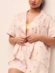 Піжама (Сорочка + шорти) Victoria's Secret Signature Satin Short Pajama Set М Рожевий (27178737D) - изображение 2