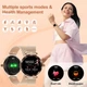 Смарт-часы женские Smart Watch Gold с AMOLED экраном с Bluetooth звонками тонометром пульсометром кислородом крови и 2 ремешками - изображение 5