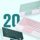 Чохол клавіатура для Xiaomi Redmi Pad SE (11") 2023 Bluetooth Keyboard Світло-рожевий - изображение 7