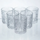 Набор рюмок для настоек Rocks Glass 6 штук по 75 мл с рельефным узором HP-17-8 - изображение 1