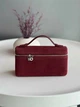 Жіноча маленька сумочка під бренд бордового кольору - изображение 2