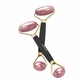 Роллер-массажер для лица и тела с розовым кварцем GESKE SmartAppGuided Rose Quartz Face & Body Roller 5в1 серый - изображение 6