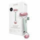 Роллер-массажер для лица и тела с розовым кварцем GESKE SmartAppGuided Rose Quartz Face & Body Roller 5в1 зеленый - изображение 1