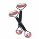 Роллер-массажер для лица и тела с розовым кварцем GESKE SmartAppGuided Rose Quartz Face & Body Roller 5в1 черный - изображение 6