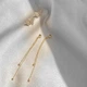 Женские серьги No Brand 2155 золотистые - изображение 4