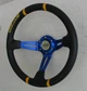 Руль ASP Drifting синий виниловый L3206 - изображение 2