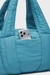 Жіноча блакитна спортивна сумка UA Studio Soft Duffle Under Armour OSFM 6009628-466 - изображение 5
