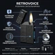 Запальничка RetroVoice з голосовим керуванням, чорна - зображення 1