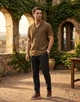 Летняя мужская рубашка Jack & Jones хлопок, Relaxed Fit зеленая р. L - изображение 1