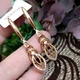 Сережки Xuping Jewelry довжина 4.8см ширина 1см медичне золото позолота 18К с1680 - зображення 3