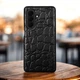 Кожаная накладка Stenk Reptile Cover для Samsung Galaxy A37 Черный (80604) - изображение 1