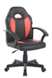 Крісло офісне геймерське Bonro B-043 червоне із екошкіри до 120 кг на колесиках (76-167-42400420) - зображення 1