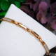 Браслет Xuping Jewelry 4мм длина 16.5см-18.5см медицинское золото позолота 18К 2410 - изображение 2
