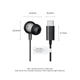 Наушники Vention Echo Lite USB-C In-Ear Wired Black (GBBBAV) - изображение 12