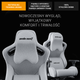 Fotel gamingowy Anda Seat Kaiser 2 XL Dark Gray Fabric (AD12YXL-17-GB-F) - obraz 12